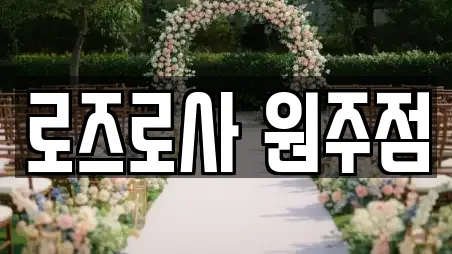 스드메 전문 원주시 원동 안내 13곳