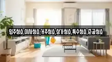 입주청소,이사청소,거주청소,상가청소,특수청소,준공청소