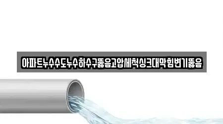 아파트누수수도누수하수구뚫음고압세척싱크대막힘변기뚫음