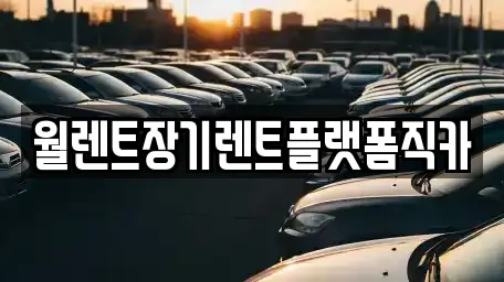 양성면 추천 렌트카,장기렌트카,자동차전시장 위치