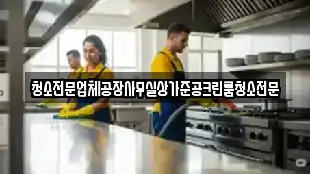청소전문업체공장사무실상가준공크린룸청소전문