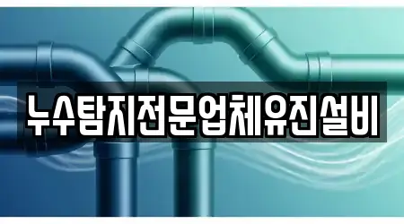 누수탐지전문업체유진설비