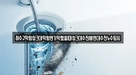 하수구막힘싱크대막힘변기막혔을때싱크대수전세면대수전누수탐지