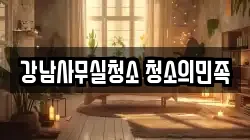 강남사무실청소 청소의민족