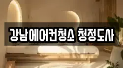강남에어컨청소 청정도사