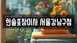 한솔포장이사 서울강남구점