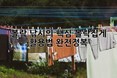 볼락 낚시의 핵심, 볼락집게 활용법 완전정복!