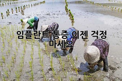 임플란트 통증, 이젠 걱정 마세요!