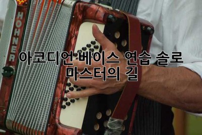 아코디언 베이스 연습: 솔로 마스터의 길