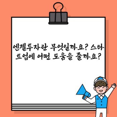 스타트업 엔젤투자: 초보자를 위한 완벽 가이드