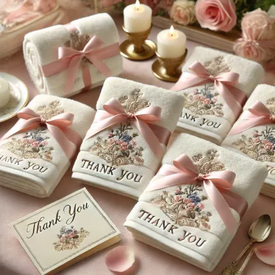 웨딩 답례품으로 타올을 선택할 때 고려해야 할 사항