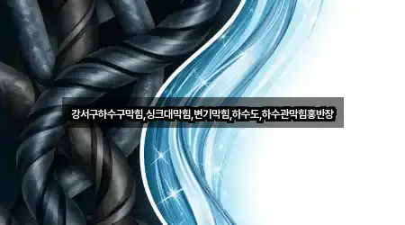 강서구하수구막힘,싱크대막힘,변기막힘,하수도,하수관막힘홍반장