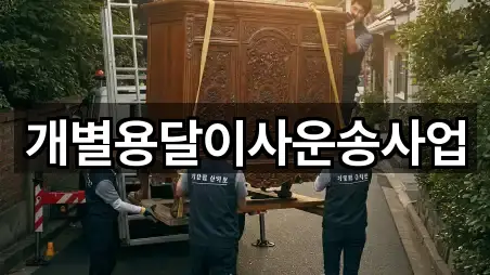 개별용달이사운송사업