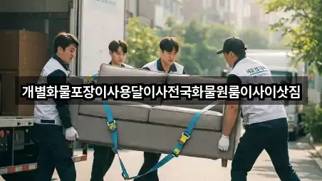 개별화물포장이사용달이사전국화물원룸이사이삿짐