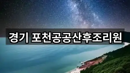 경기도 포천시 신읍동 산후조리원 2곳 도로명·지번
