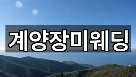 인천 계양구 목상동 예식장 주변 찾기 2곳