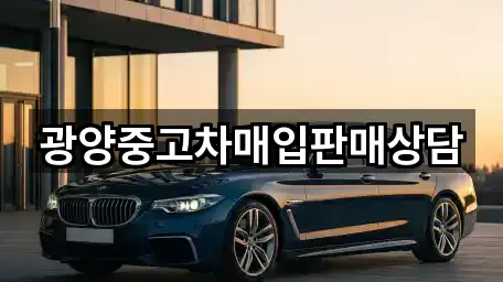 전라남도 광양 황길동 중고차 설치/시공 4곳