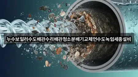 누수보일러수도배관수리배관청소분배기교체언수도녹임세종설비