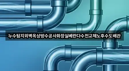 누수탐지외벽옥상방수공사화장실베란다수전교체노후수도배관
