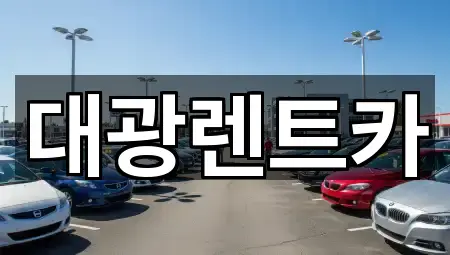 광주광역시 동구 남동 렌트카 상세 정보 5건