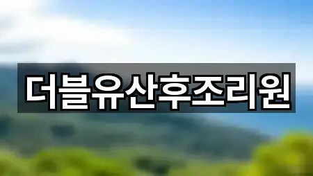광주 광산구 수완동 산후조리원 영업 중 1곳