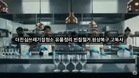 더진심쓰레기집청소.유품정리.빈집철거.원상복구.고독사