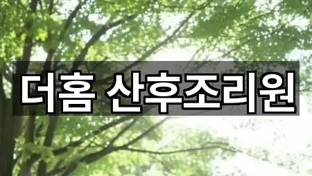 더홈 산후조리원