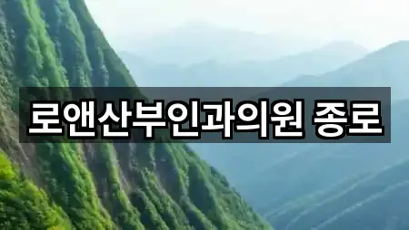 서울특별시 종로구 묘동 산부인과 방문 정보 5곳