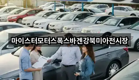 마이스터모터스폭스바겐강북미아전시장
