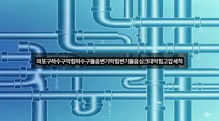 마포구하수구막힘하수구뚫음변기막힘변기뚫음싱크대막힘고압세척