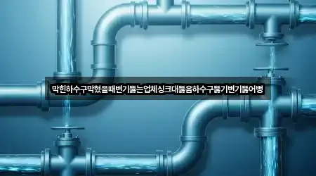 막힌하수구막혔을때변기뚫는업체싱크대뚫음하수구뚫기변기뚫어뻥