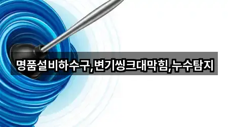 명품설비하수구,변기씽크대막힘,누수탐지