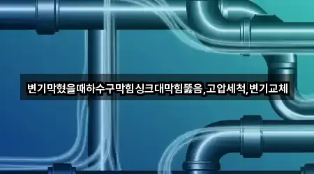 변기막혔을때하수구막힘싱크대막힘뚫음,고압세척,변기교체