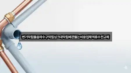 변기막힘뚫음하수구막힘싱크대막힘배관뚫는비용업체역류수전교체
