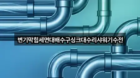 변기막힘세면대배수구싱크대수리샤워기수전