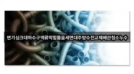 변기싱크대하수구역류막힘뚫음세면대주방수전교체배관청소누수