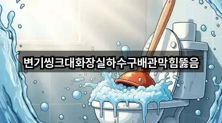 변기씽크대화장실하수구배관막힘뚫음