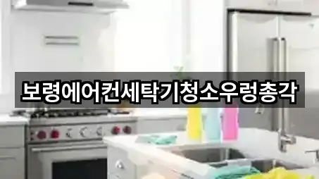 초보자 가이드: 충남 보령시 대천동 청소 5곳