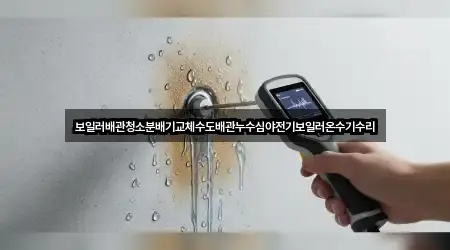 보일러배관청소분배기교체수도배관누수심야전기보일러온수기수리