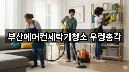 부산에어컨세탁기청소 우렁총각