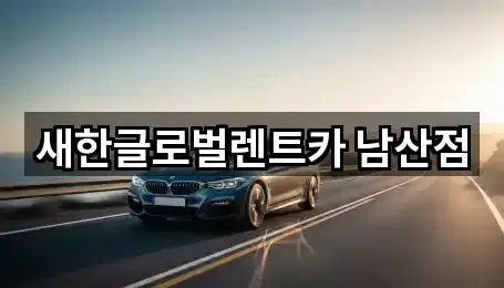 새한글로벌렌트카 남산점