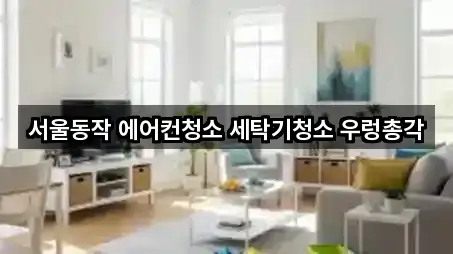 서울동작 에어컨청소 세탁기청소 우렁총각