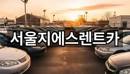 은평구 신사동렌트카 가격/비용 가이드 5곳