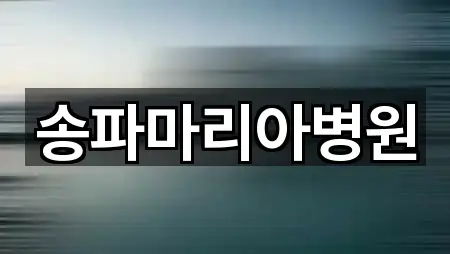 송파마리아병원