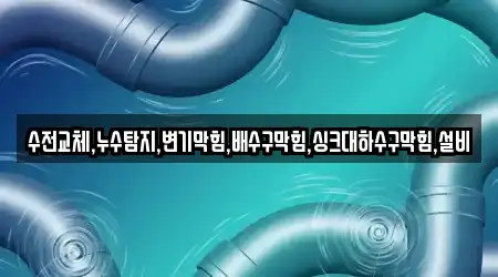 수전교체,누수탐지,변기막힘,배수구막힘,싱크대하수구막힘,설비