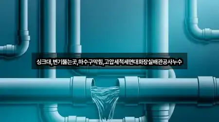싱크대,변기뚫는곳,하수구막힘,고압세척세면대화장실배관공사누수