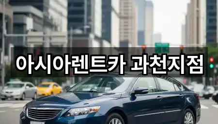 아시아렌트카 과천지점