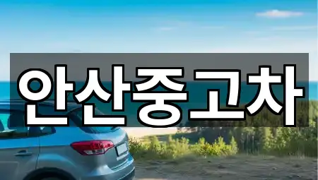 안산시 단원구 선부동 중고차 신규/인기 5곳