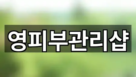 전남 담양군 대전면에스테틱 심야 운영 1곳