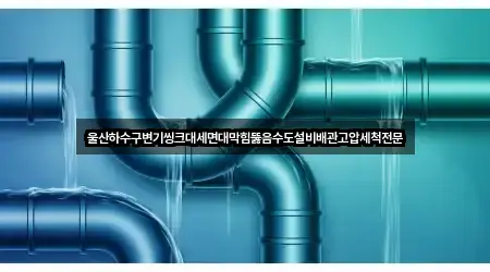 울산하수구변기씽크대세면대막힘뚫음수도설비배관고압세척전문